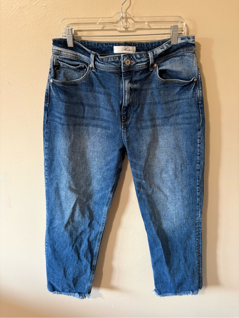 KanCan Straight Ankle Jeans Frayed Hem Womens size 15/31